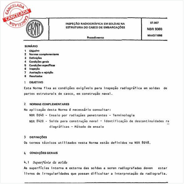 Inspeção radiográfica em soldas na estrutura do casco de embarcações