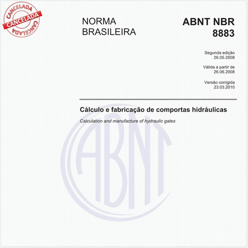 Cálculo e fabricação de comportas hidráulicas