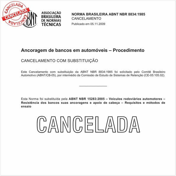 Ancoragem de bancos em automóveis