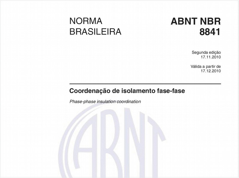 Coordenação de isolamento fase-fase