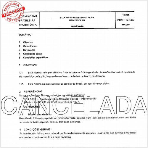 Blocos para desenho para uso escolar