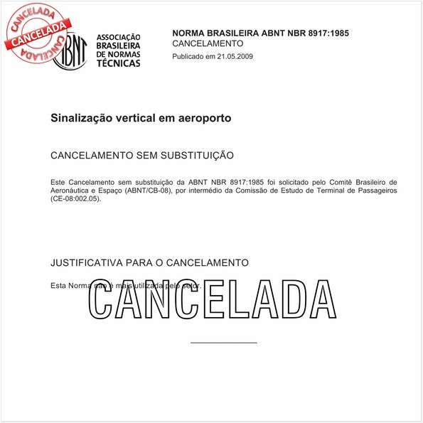 Sinalização vertical em aeroporto