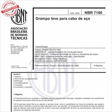 NBR7160 de 06/1990