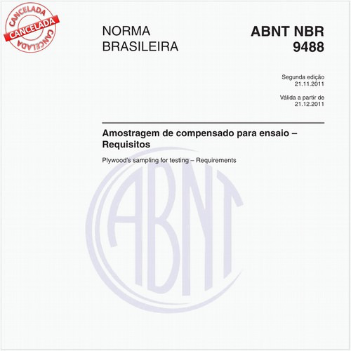 Amostragem de compensado para ensaio – Requisitos