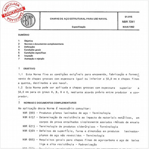 Chapas de aço estrutural para uso naval