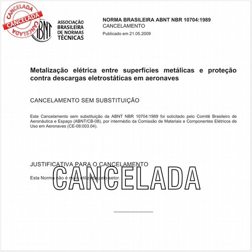 Metalização elétrica entre superfícies metálicas e proteção contra descargas eletrostáticas em aeronaves