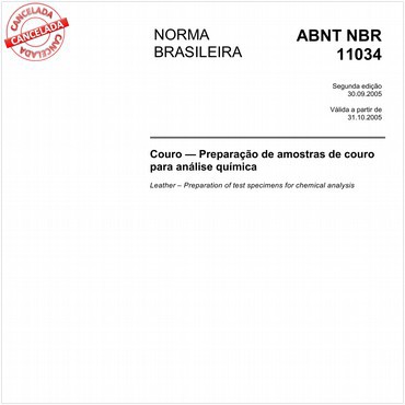 NBR11034 de 09/2005