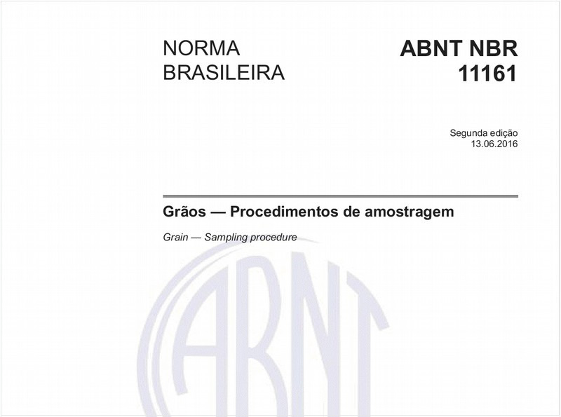 Grãos — Procedimentos de amostragem