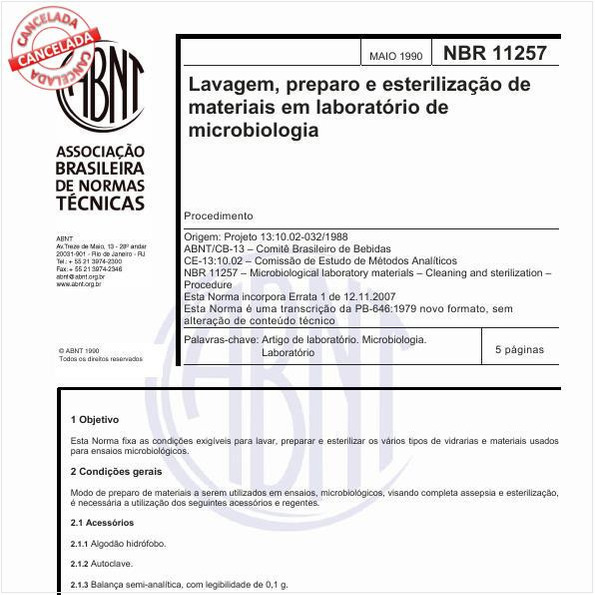 Lavagem, preparo e esterilização de materiais em laboratório de microbiologia
