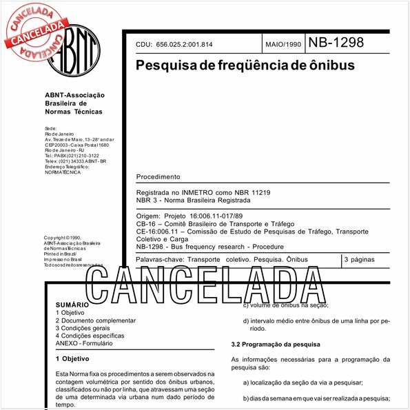 Pesquisa de freqüência de ônibus