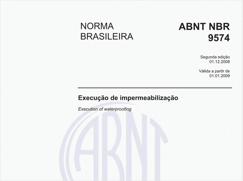 Execução de impermeabilização