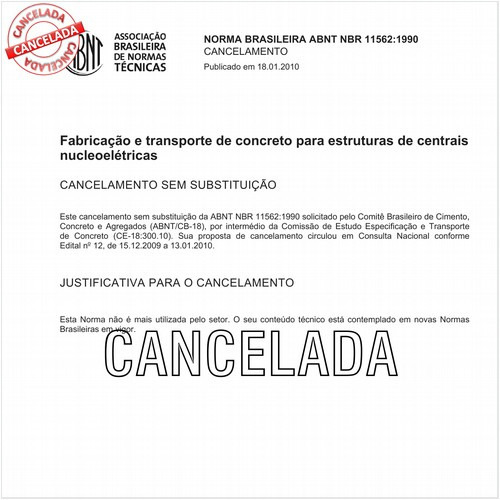 Fabricação e transporte de concreto para estruturas de centrais nucleoelétricas