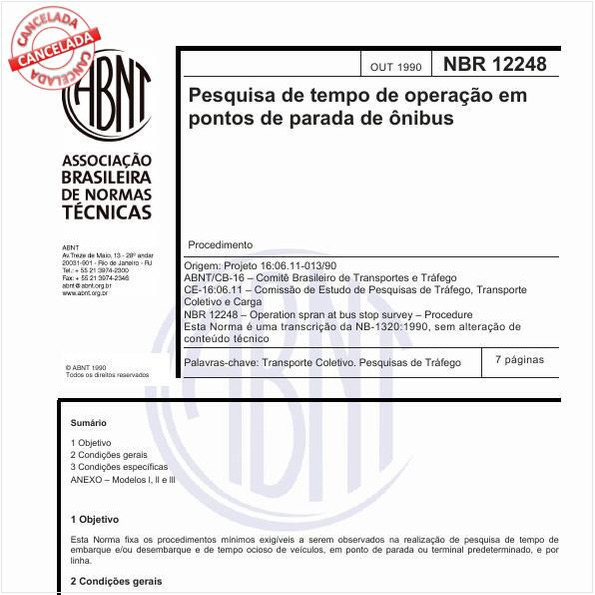 Pesquisa de tempo de operação em pontos de parada de ônibus