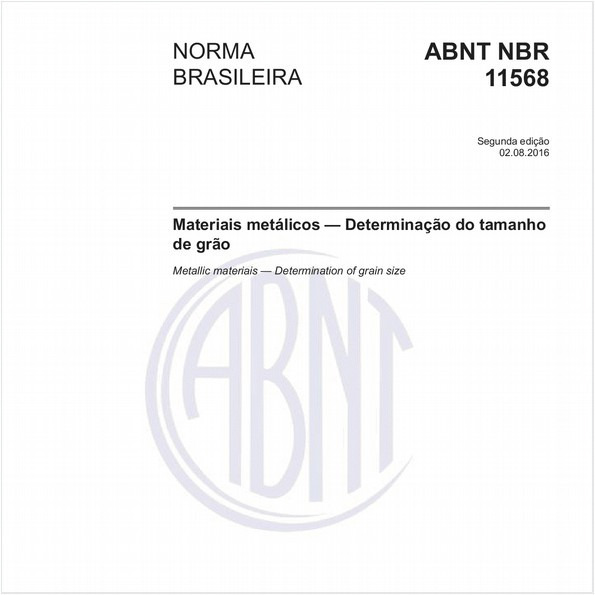 Materiais metálicos - Determinação do tamanho de grão