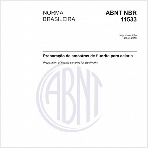 Preparação de amostras de fluorita para aciaria