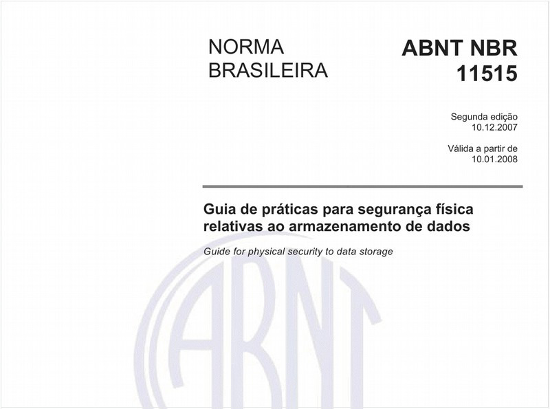 Guia de práticas para segurança física relativas ao armazenamento de dados
