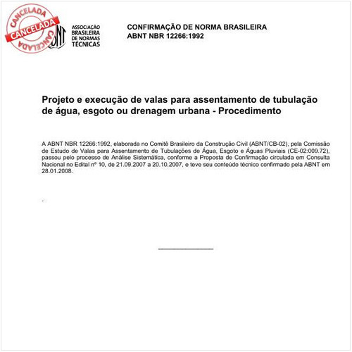 Projeto e execução de valas para assentamento de tubulação de água esgoto ou drenagem urbana - Procedimento