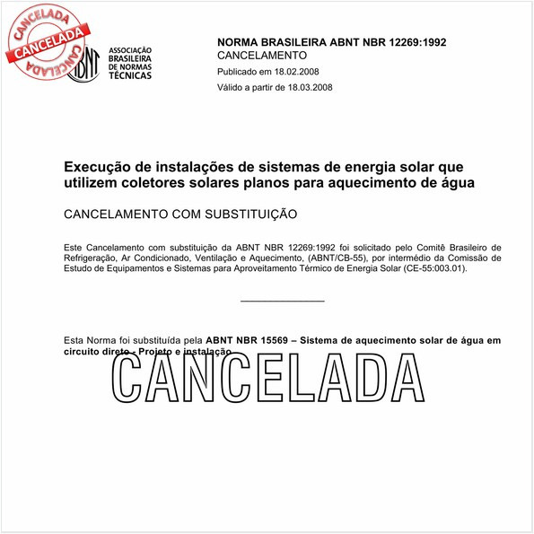 Execução de instalações de sistemas de energia solar que utilizem coletores solares planos para aquecimento de água
