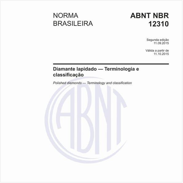 Diamante lapidado - Terminologia e classificação