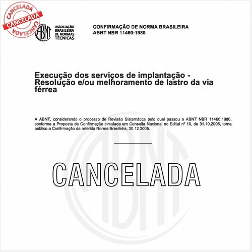 Execução dos serviços de implantação - Resolução e/ou melhoramento de lastro da via férrea