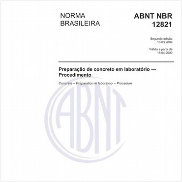 NBR12821 de 03/2009