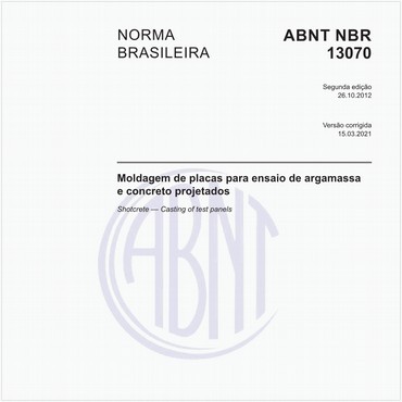 NBR13070 de 10/2012
