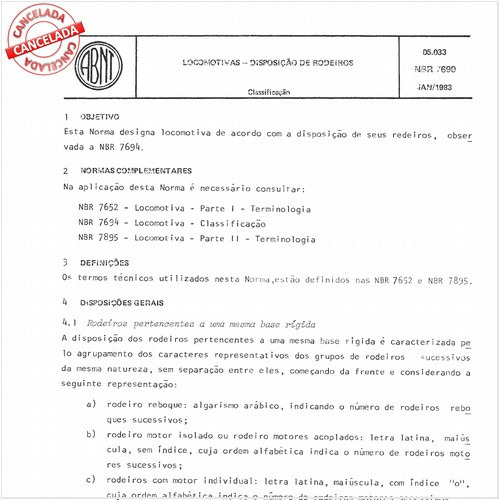 Locomotivas - Disposição de rodeiros