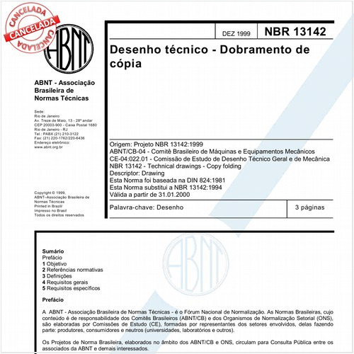  Desenho técnico - Dobramento de cópia