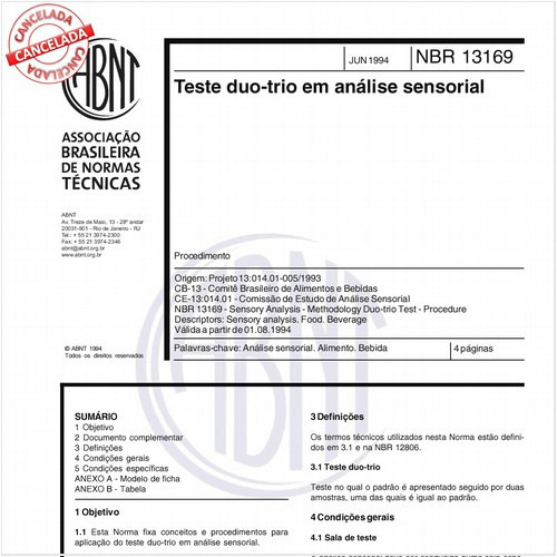 Teste duo-trio em análise sensorial