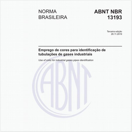 Emprego de cores para identificação de tubulações de gases industriais