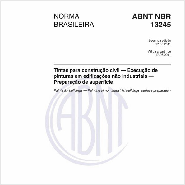 NBR13245 de 05/2011