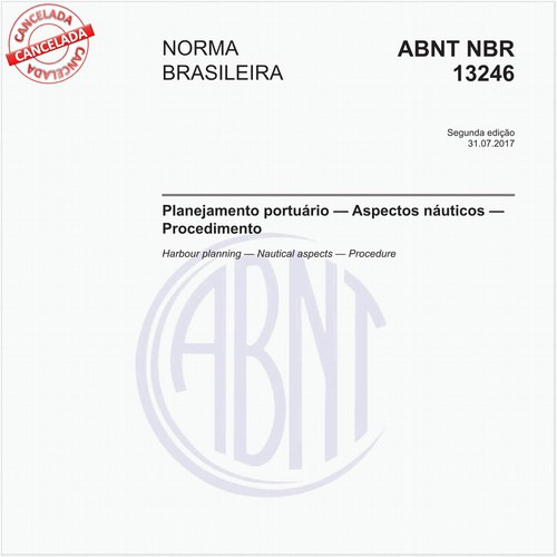 Planejamento portuário - Aspectos náuticos - Procedimento