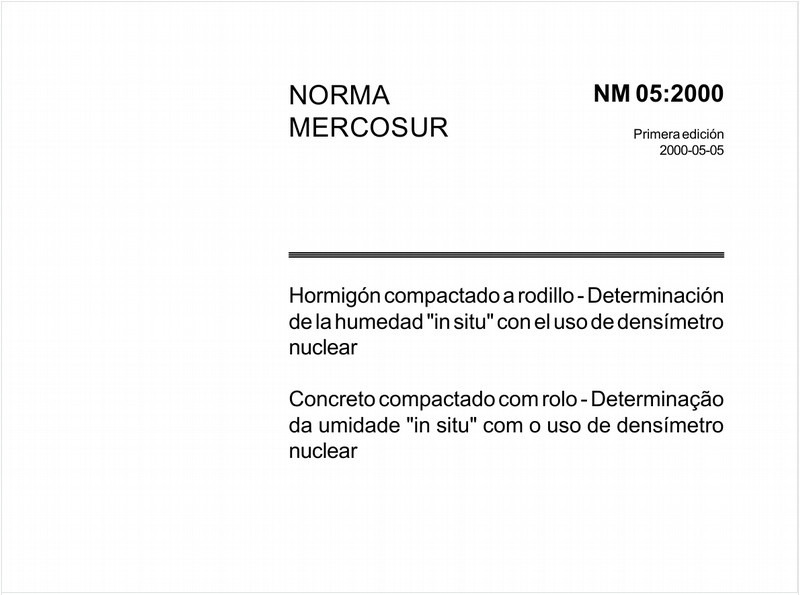 Concreto compactado com rolo - Determinação da umidade "in situ" com o uso de densímetro nuclear