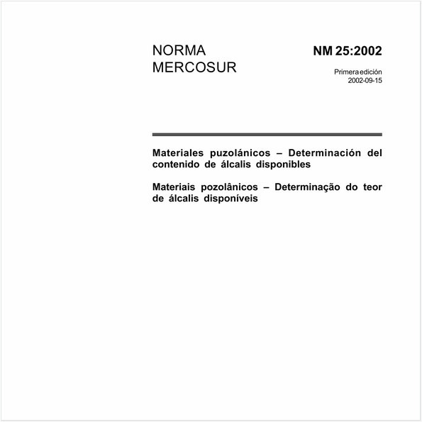 Materiais pozolânicos - Determinação do teor de álcalis disponíveis
