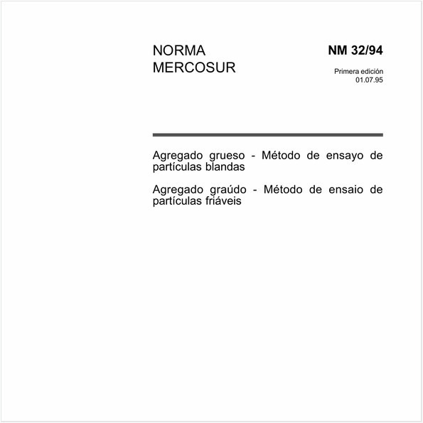 Agregado graúdo - Método de ensaio de partículas friáveis