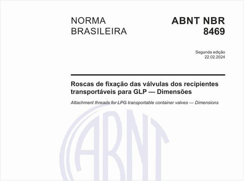 Roscas de fixação das válvulas dos recipientes transportáveis para GLP — Dimensões