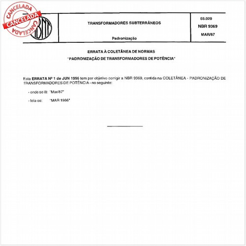 Transformadores subterrâneos - Características elétricas e mecânicas