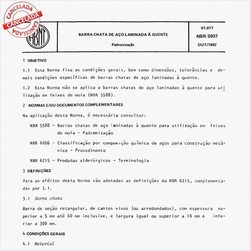 Barra chata de aço laminada a quente