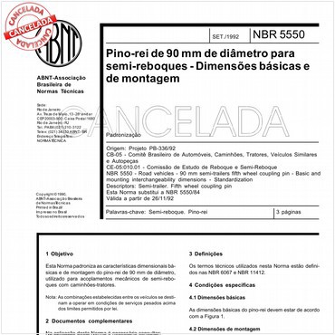 NBR5550 de 09/1992