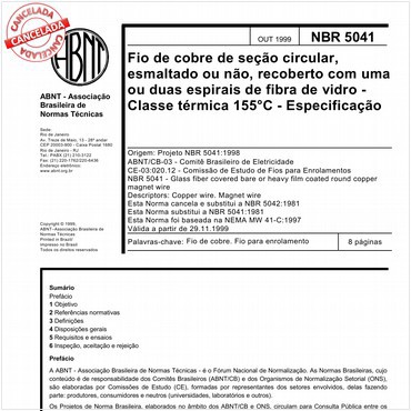 NBR5041 de 10/1999
