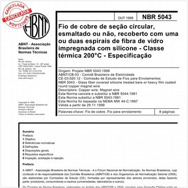 NBR5043 de 10/1999