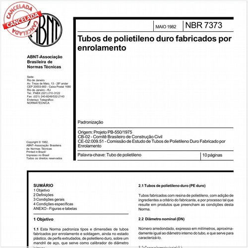 Tubos de polietileno duro fabricados por enrolamento