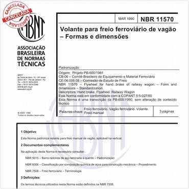 NBR11570 de 03/1990