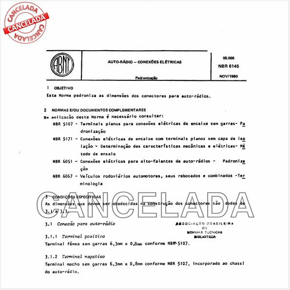 Auto-rádio - Conexões elétricas