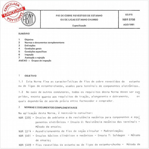 Fio de cobre revestido de estanho ou de ligas estanho-chumbo