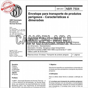 NBR7504 de 04/2001