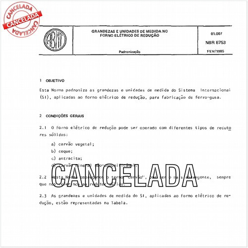 Grandezas e unidades de medida no forno elétrico de redução