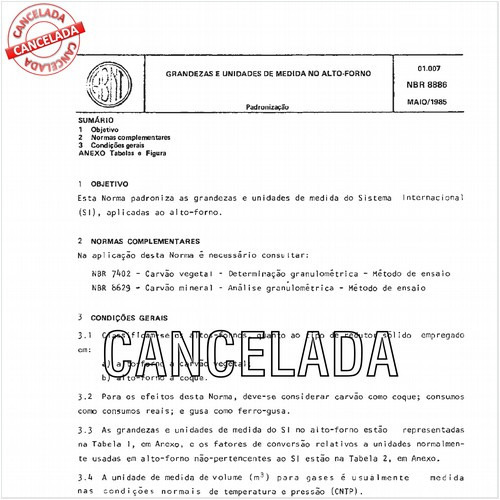 Grandezas e unidades de medida no alto-forno