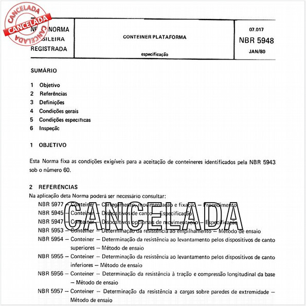 Conteiner plataforma