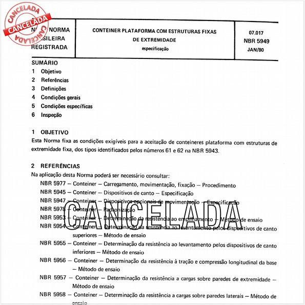 Conteiner plataforma com estruturas fixas de extremidade